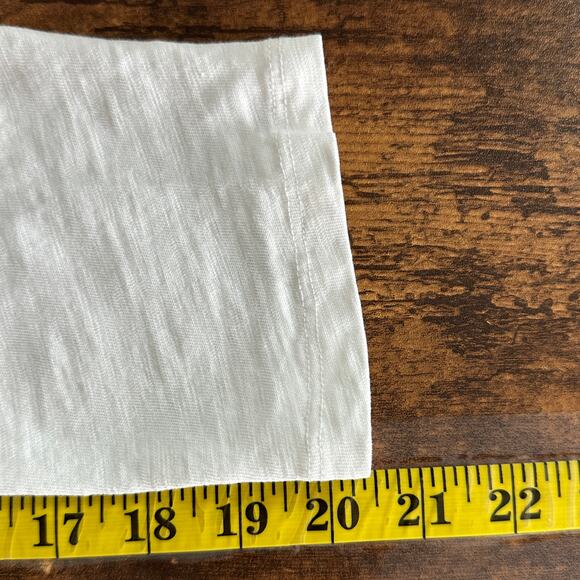 NWT Gap Relaxed Slub Knit Lace Up Top XL 100 Cotton Shirt Boho Coastal Beachy - Picture 5 of 8